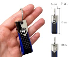 Alfa Romeo klíčenka BAND carbon blu