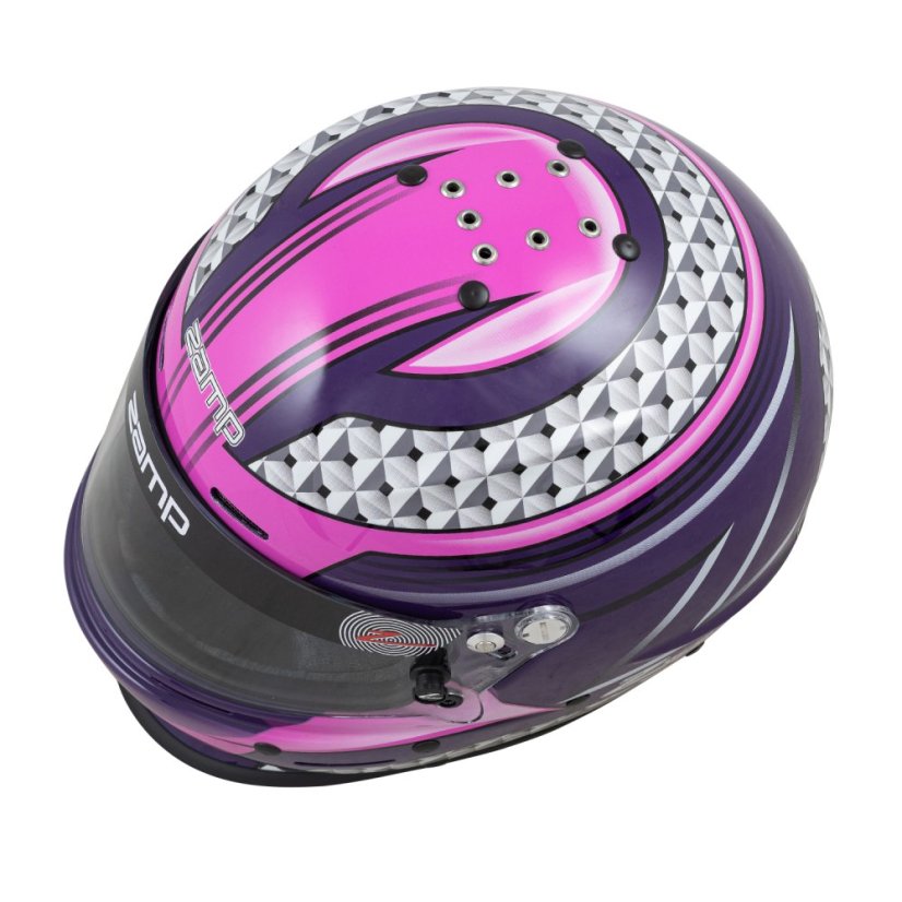 ZAMP Přilba RZ 62 Pink/Purple