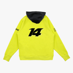 Mikina Fernando Alonso X Aston Martin volnočasová lime