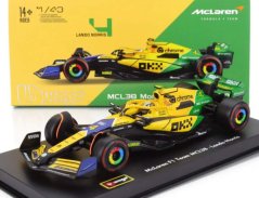 Model McLaren F1 MCL38 BBurago #4 Lando Norris 2024 SE 1:43 Signature