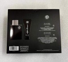 Alfa Romeo Black Eau De Toilette 75 ml + After Shave balzám 100 ml dárková sada
